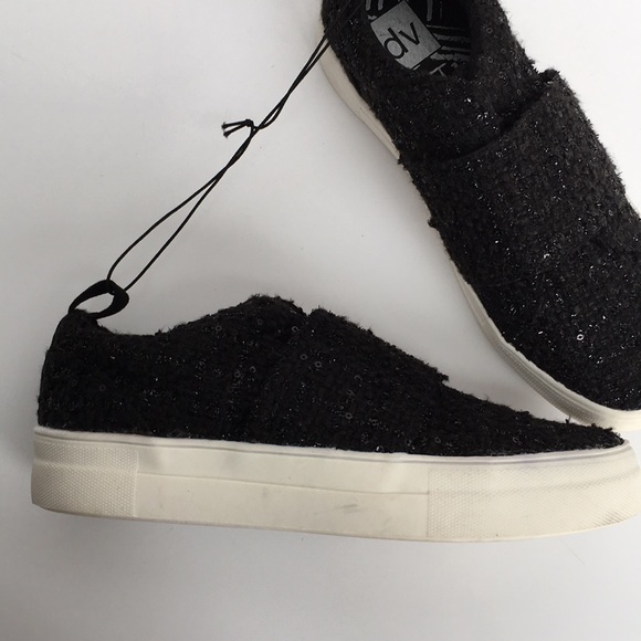 dv Lamra Slip On Embellished Boucle Sneakers New - Picture 6 of 8